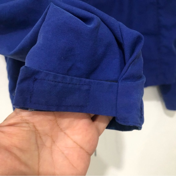 PATAGONIA MEN’S VTG BLUE PURPLE ZIP UP JACKET PACK AWSY HOODIE SMALL - Picture 13 of 16